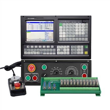 GH1000TC-5 is 5 axis Turning  CNC controller with ATC function: Electric Turret/Binary Turret/Servo Turret/Special Turret
,Threading Cycle: Following Mode/Interpolate Mode ,Support Dual analog voltage(0~10V) & C-axis for Spindle servo(M800)