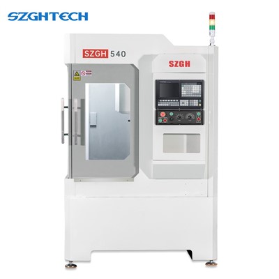 The SZGH-540 CNC milling machine is designed for 8-station processing of copper, iron, aluminum, and stainless steel workpieces up to 500mm x 400mm.
It is compatible with standard machining centers and supports functions such as drilling, tapping, milling, and engraving. Featuring patented technologies like high rigidity and an anti-deformation structure, it is ideal for processing stainless steel parts with tapping up to 8mm and drilling up to 10mm. Its compact design allows one operator to manage multiple machines, boosting per capita output efficiency and reducing processing costs.